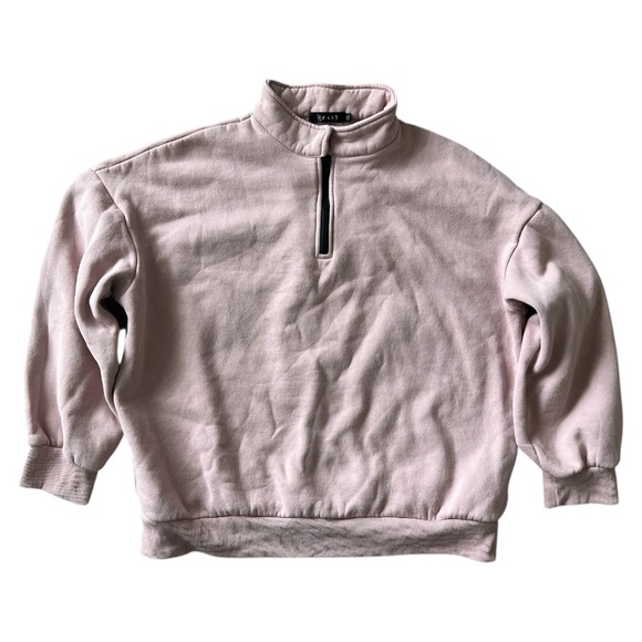 Women’s  Pink Half-Zip Sweater Size XL VGUC - Picture 1 of 1